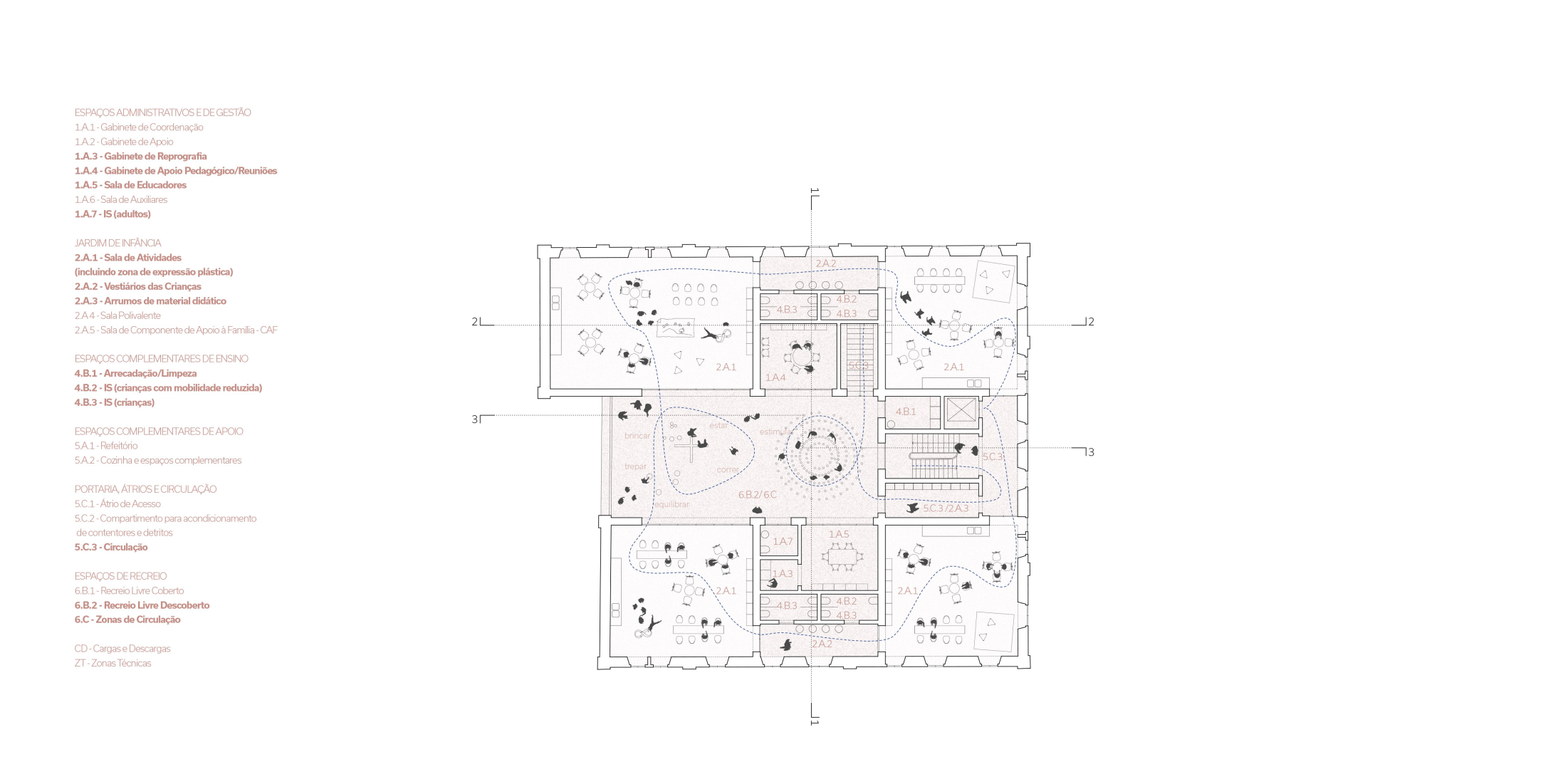 1st floor - drawings dated competition phase