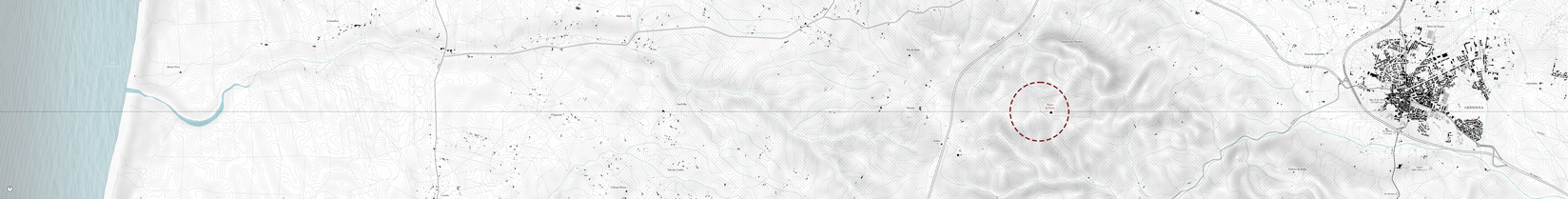Location plan: between Grândola and Praia Aberta